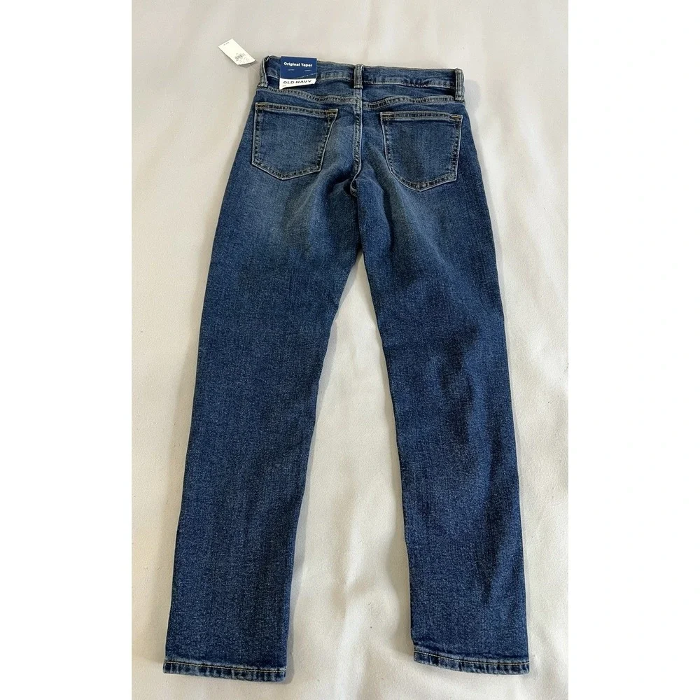 NWT Old Navy Boys  10 Blue Jeans Original‎ Taper Built In Flex High Rise